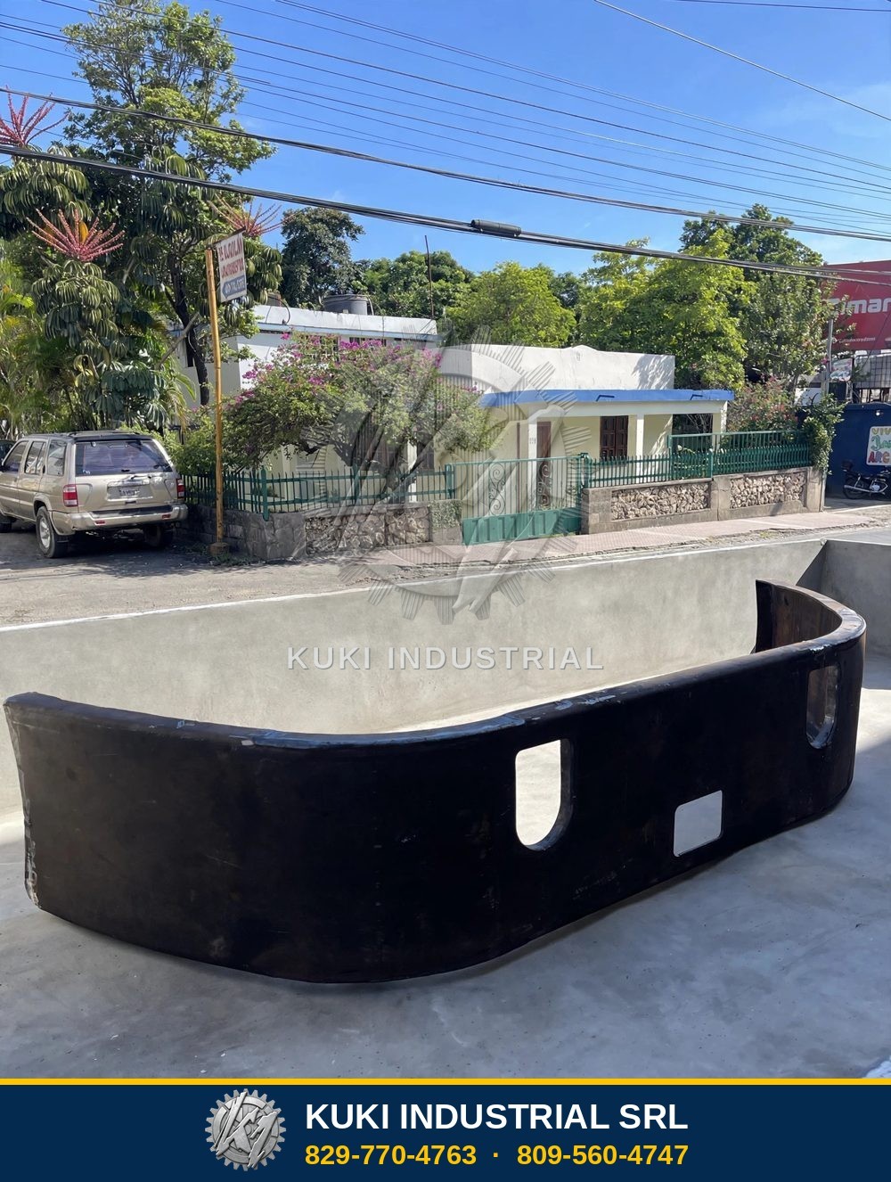 Bumper para camión fabricado por Kuki Industrial