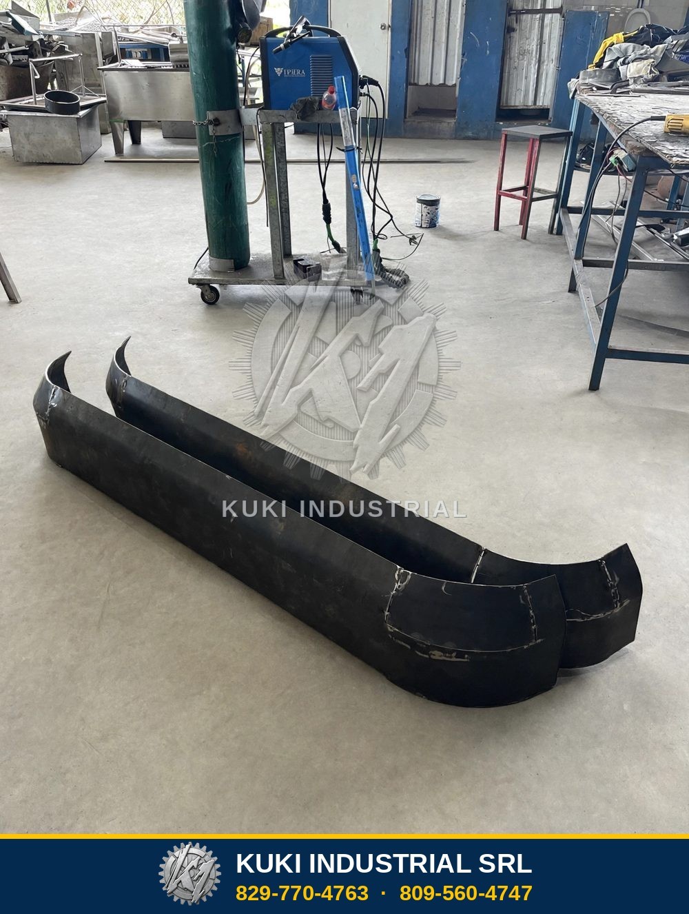 Bumper para camión fabricado por Kuki Industrial